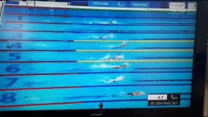 WATCH:  Laois paralympian Nicole Turner records personal best in 50m final