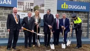 WATCH: Taoiseach Simon Harris turns sod at Laois Garda Station