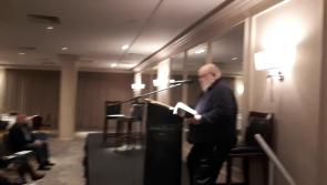 Watch One of Pat Critchley's poems recited at the launch of his new book