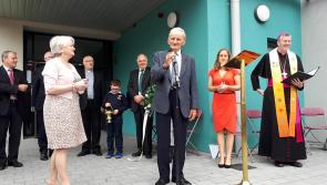Joy as Scoil Eoin Phoil Naofa II in Ballyroan, Laois is officially opened