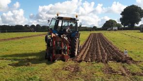 Blue skies for Laois plougher in Reversible match at #Ploughing17 #watch