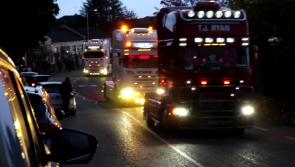 WATCH Truck and tractor convoy shakes Laois village