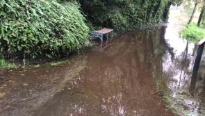 WATCH: Storm Babet floods Laois park in Portlaoise