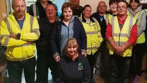Braving the summer rain in Laois to raise funds for homeless
