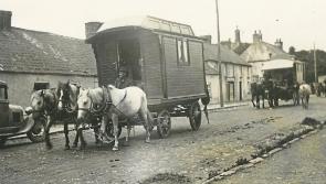 Horse and cart Laois roads can't fit lorries, tractors and pedestrians