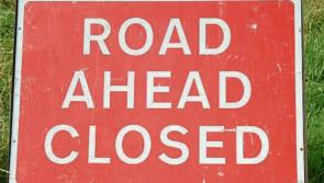 Laois Offaly Gardai close road following crash