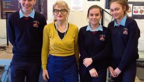 Poet Helen Ivory visits Mountrath Community School