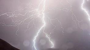 WEATHER WARNING: Met Eireann warning of 'frequent lightning strikes' and thundery downpours today