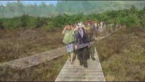 President Michael D Higgins got a warm welcome when he came to Laois to visit Abbeyleix Bog