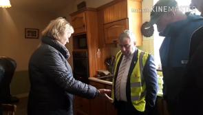 FLOODING: Flood Relief Minister saw the damage done by floods in Mountmellick #watch