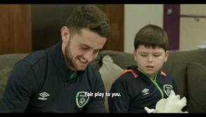 WATCH - The moment Robbie Brady superfan from Laois meets his hero