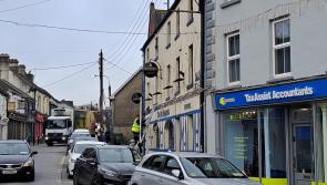 WATCH: Laois Christmas lights going up in Portlaoise in time for Halloween