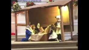 Adorable little girl becomes the 'star of the show' at Nativity play #watch it's hilarious!