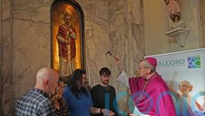 Laois bishop blesses  couples at St Valentine's in Dublin
