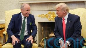 ‘I love the Irish’, Donald Trump tells shamrock ceremony in Washington