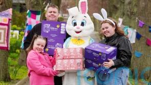 Easter Bunny family hop to it delivering eggs to hospitals and charities