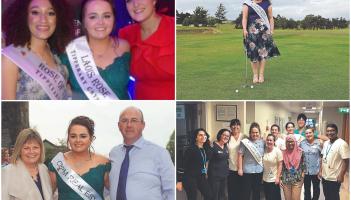Laois Rose of Tralee Sarah Bergin ready to tee off on Tralee stage