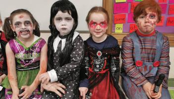 IN PICTURES: Halloween fashions and pumpkin carving at Laois school