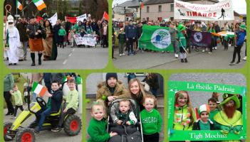 IN PICTURES: St Brigid joins St Patrick at Laois village parade