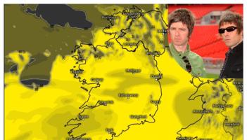 Met Éireann reveal glorious weather forecast ahead of Oasis at Croke Park