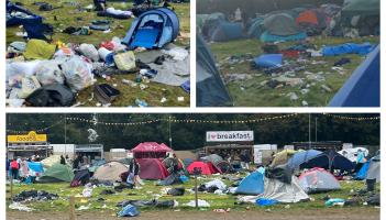 PHOTOS: Electric Picnic aftermath sees mountains of rubbish left in Laois