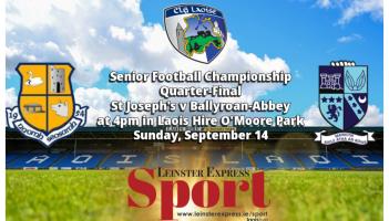 LIVE BLOG: Laois SFC semi-final spot up for grabs as St Joseph’s face Ballyroan-Abbey