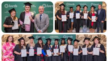 PICTURES: Graduation day joy for Laois adults in Portlaoise Institute
