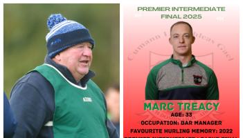 Rathdowney-Errill’s Marc Treacy looks ahead to Laois GAA PIHC County Final against Ballyfin