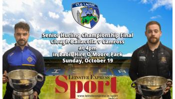LIVE BLOG: Bob O'Keefe Cup on the line as Clough-Ballacolla face Camross