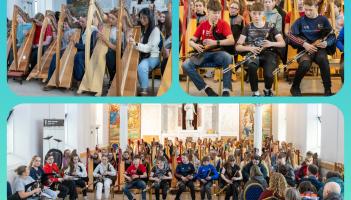 PHOTOS: Laois trad talent shines at Tionól Harp and Pipes festival