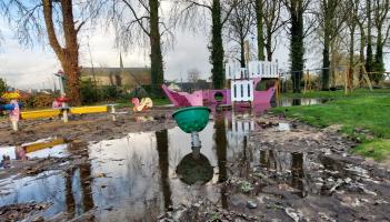 PICTURES: Laois playground closed due to flooding 'until further notice'