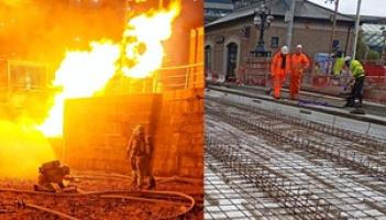 Laois company helps repair Dublin Luas bridge following dramatic fire