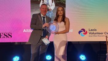 Young trad star is Junior Volunteer Award winner at Laois Community & Voluntary Awards #laois25