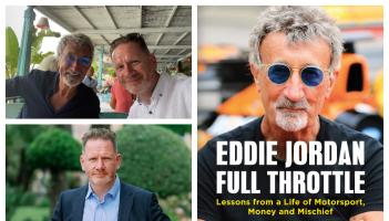 New book by Laois native Keith O’Loughlin honours Formula One legend Eddie Jordan