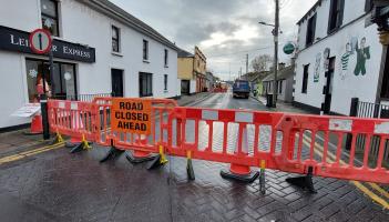 Laois traffic disruption for Portlaoise town centre road closure