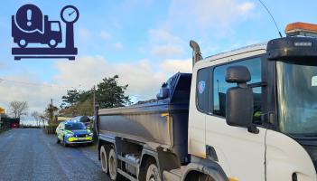Gardaí arrest Laois lorry driver for 'string of serious road offences'