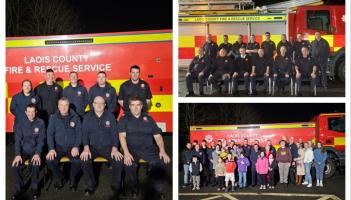 PICTURES: Laois firefighters and their families honoured with special events