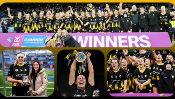 PICTURES: Camross Camogie champions lift cup for Laois in Croke Park