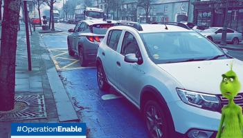 Laois Garda&iacute; stop 'Grinch' stealing disabled parking spaces this Christmas