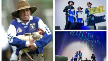 The 2 Johnnies honour Laois GAA fan &lsquo;Jungle&rsquo; Joe with 2026 Portlaoise golden ticket