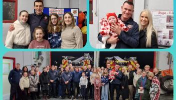 PHOTOS: Laois fire service pays tribute to Mountmellick families