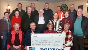 Laois vintage tractor and truck run donations to hospice and Alzheimers