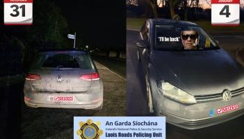 Laois Garda&iacute; say VW Golf driver who tested positive for cocaine when stopped for doing 141kph in a 50 zone caught again days later