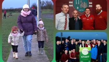 IN PICTURES: New LED floodlights and walking track unveiled at Portarlington Rugby Club