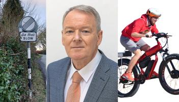 Laois TD's car overtaken by 70km/h speeding e-bike