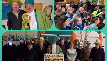 PHOTOS: Laois locals mark launch of Clonaslee St Patrick's Day parade!