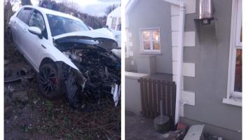 Laois homeowner in 'fear' as car crashes into house where children normally play