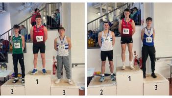 IN PICTURES: Gold medal success for Portlaoise Athletic Club at Leinster Indoors in Athlone