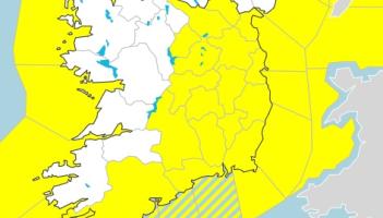 Status Yellow rain warning issued for Laois