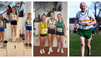 IN PICTURES: Strong medal haul for Laois athletics club at Leinster Indoor Championships